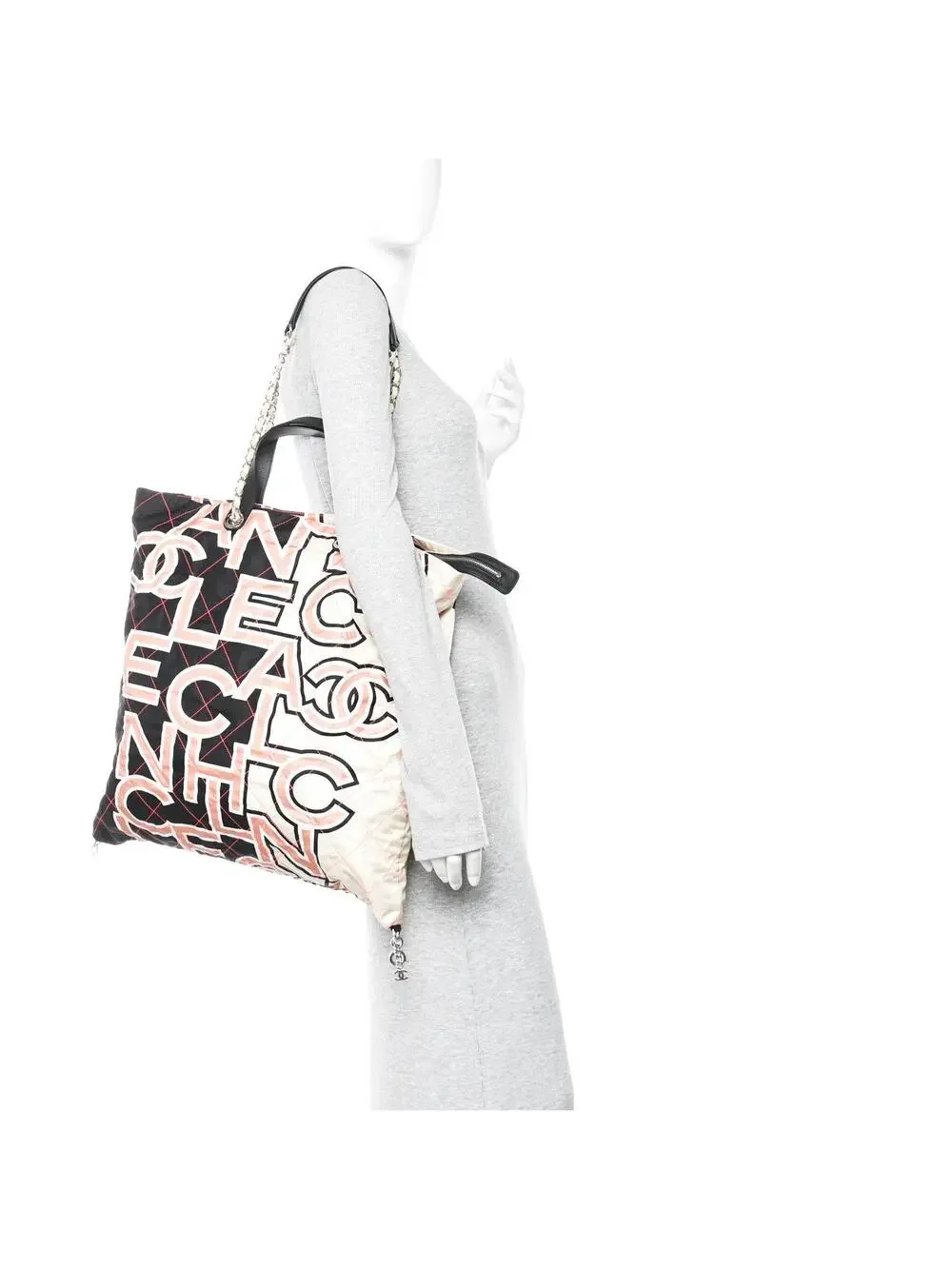 Chanel Nylon Stitched Printed Logo #328712C14B